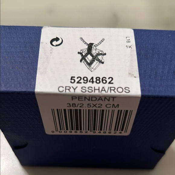 Swarovski Gold and Silver Crystal Necklace - Picture 4 of 4